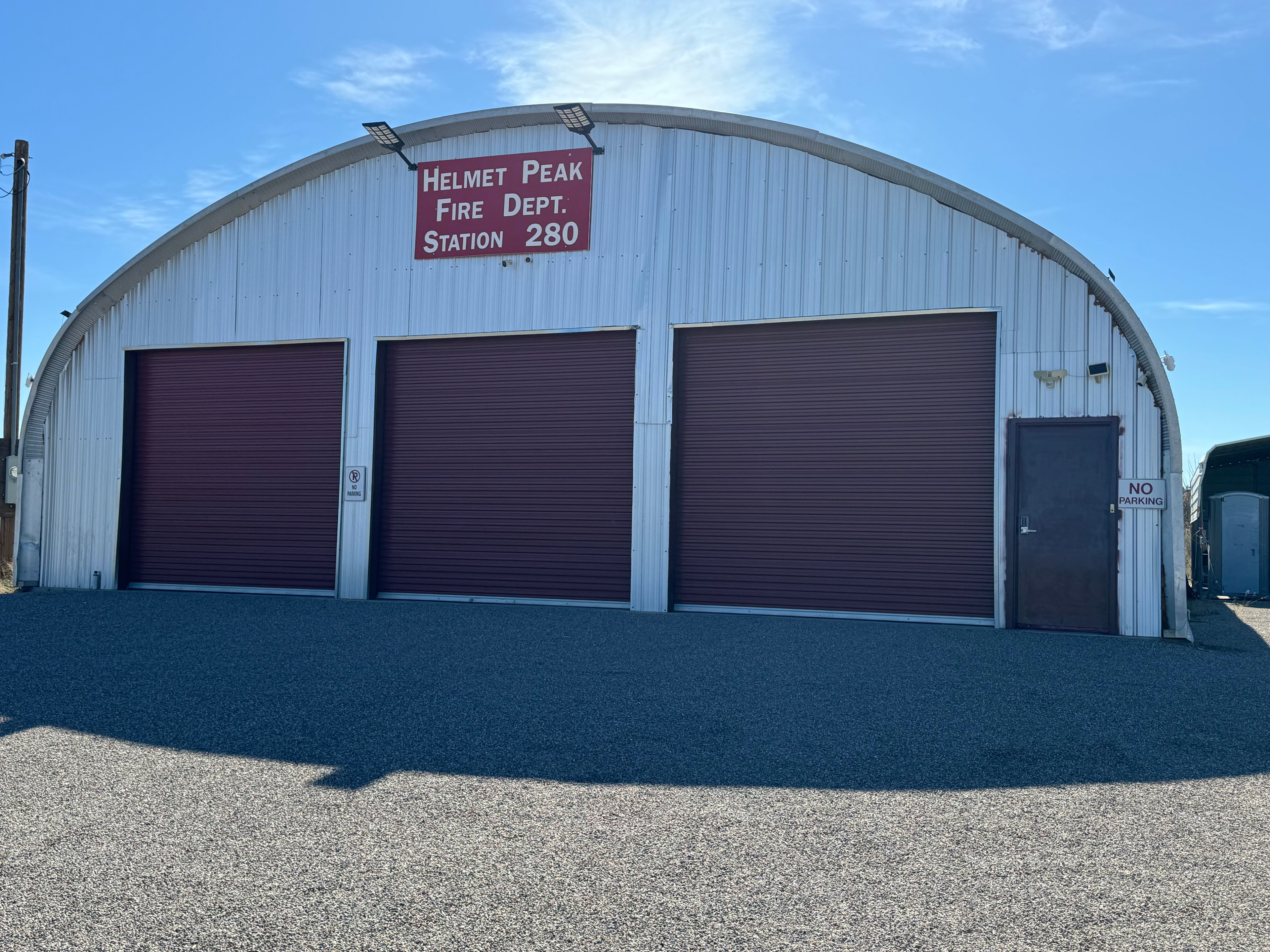 Volunteer firefighters serving the community